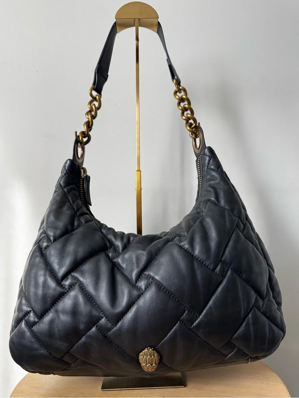 Kurt Geiger | London Kensington Soft Quilted Leather Hobo Bag